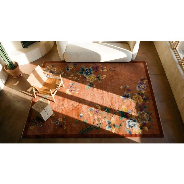 1920s Chinese Art Deco Carpet For Sale - Image 14 of 15