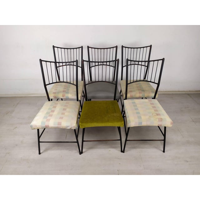 Vintage Chairs, 1960s, Set of 6, in Good conditions. Designed 1950 to 1959 This piece has an attribution mark, I am sure...