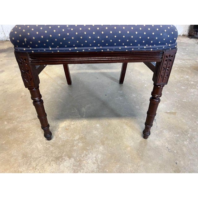 Brown 19th Century Antique Pair of Victorian Eastlake Side Chairs For Sale - Image 8 of 11