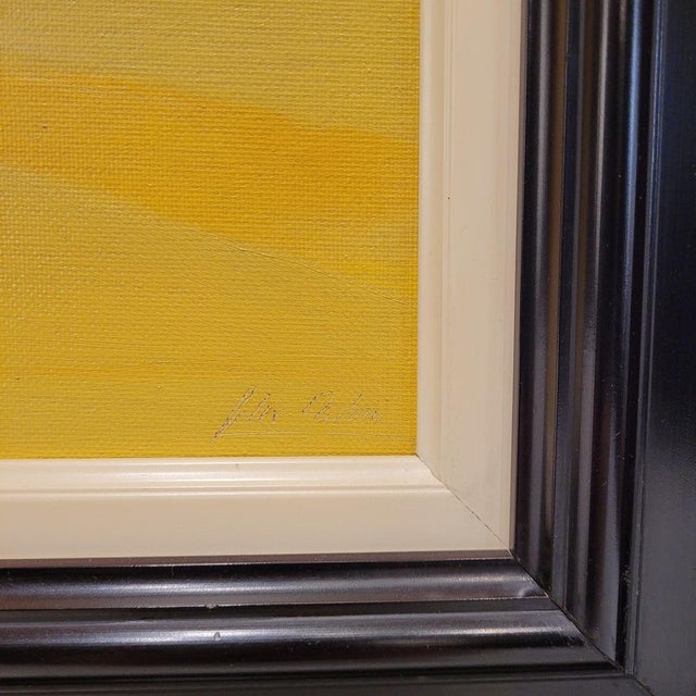 Black Félix Antonio González, Castilian Landscape, 1980, Oil on Canvas For Sale - Image 8 of 18