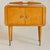 Italian Curved Wood Nightstand with Inset Glass Top, 1950s - 2 Available For Sale - Image 10 of 11