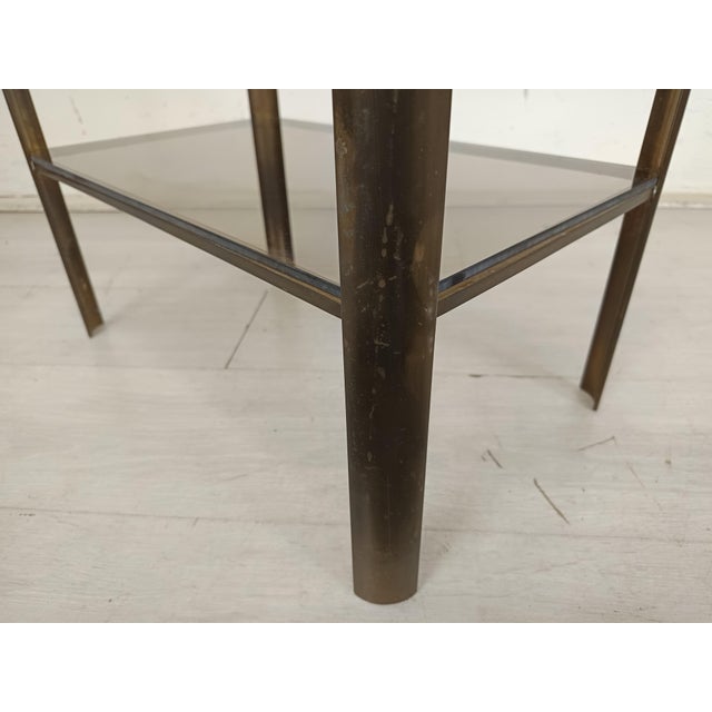Gold Bronze Side Table, 1970s For Sale - Image 10 of 16