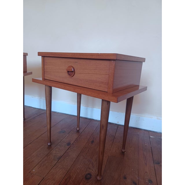 Bedside Tables, 1960s, Set of 2, in Very Good conditions. Designed 1960 to 1969