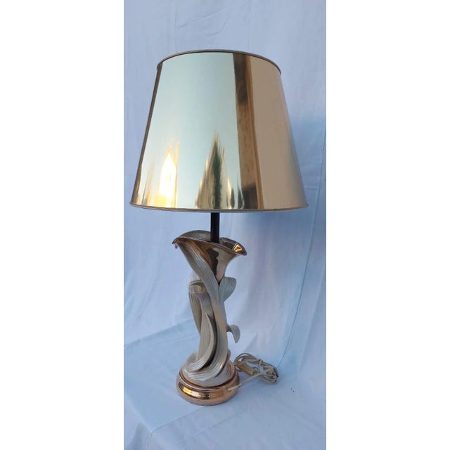 Metal Ceramic Queen Bee Lamp For Sale - Image 7 of 7