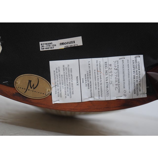 Set of 8 John Widdicomb Neoclassical Klismos Dining Room Chairs For Sale - Image 18 of 18