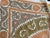 Orange Decorative Tashkent Suzani Tablecloth 4'11'' X 5' For Sale - Image 8 of 17