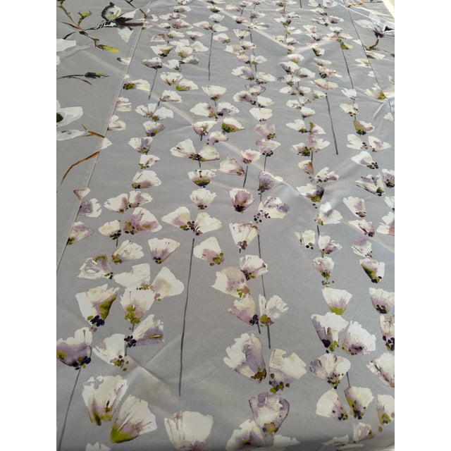 Beautiful Romo Magnolia Print Custom Oval/Round Tablecloth For Sale - Image 4 of 12