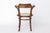 Brown Mid-Century Modern Beech Bentwood and Cane Desk Chair, Austria, 1950s For Sale - Image 8 of 12