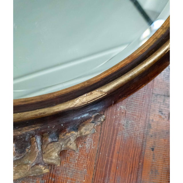 19th or 20th Century Italian Giltwood Mirror With Eagle Finial in Adams Style For Sale - Image 17 of 18