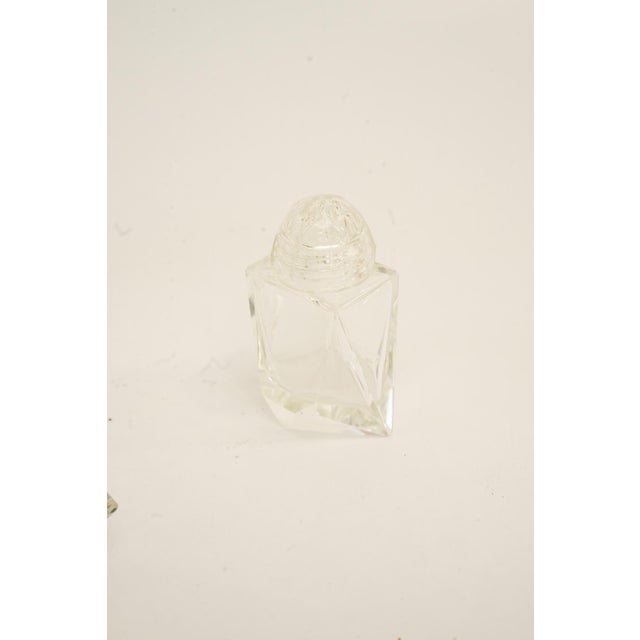 Art Deco Glass Salt and Pepper with Toothpick Holders, Vienna, 1920s For Sale - Image 12 of 17