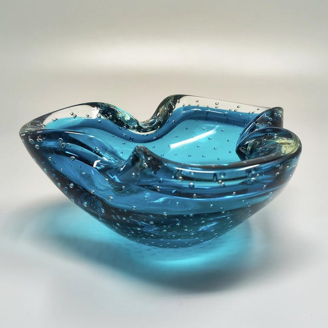 Flavio Poli Vintage Italian Ashtray by Flavio Poli for Seguso, 1960s For Sale - Image 4 of 8