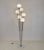 Mid-Century Modern Alberello Floor Lamp in Chrome and White Smoked Glass from Stilnovo, Italy, 1960s For Sale - Image 3 of 8