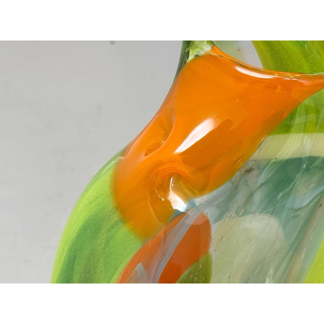 Glass Patchwork Glass Vase from Mdina Glass, Malta, 1970s For Sale - Image 7 of 9