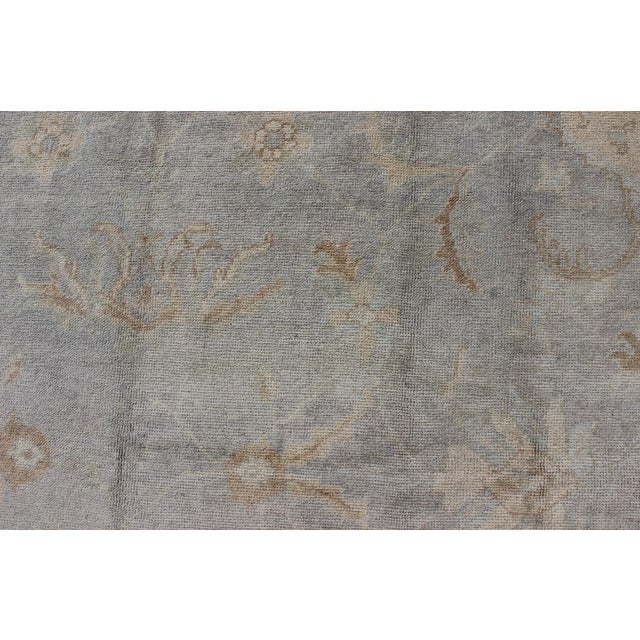 Cream Large Turkish Oushak Rug by Keivan Woven Arts 10'10 X 15'5 For Sale - Image 8 of 10