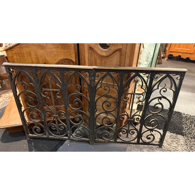 Altar Grilles in Wrought Iron For Sale - Image 6 of 6