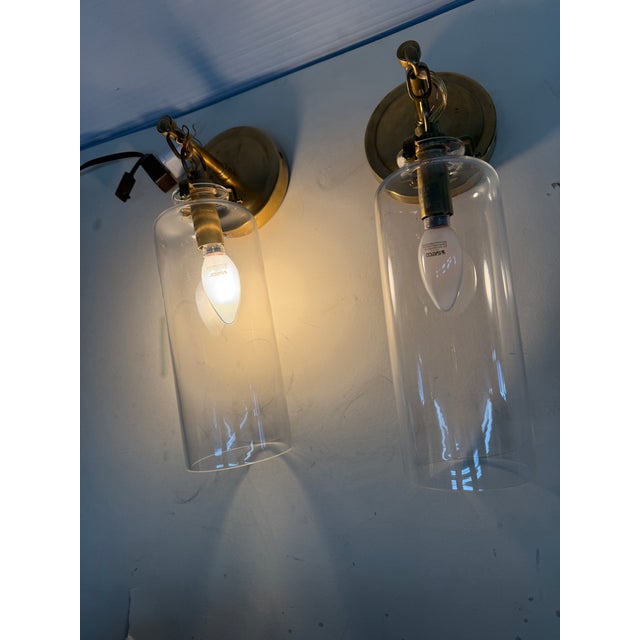 Contemporary Thomas O'Brien for Visual Comfort Katie Wall Sconces, Pair For Sale - Image 3 of 12