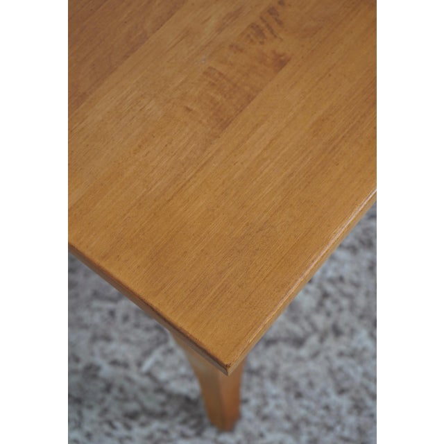 1980s Ethan Allen Country Colors Maple Coffee Table For Sale - Image 5 of 12
