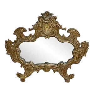 Antique Venetian Portrait Mirror
