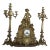 19th Century French Clock Garniture Set - 3 Piece Set For Sale
