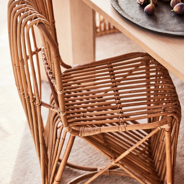 Boho Chic Montreux Rattan Dining Chair For Sale - Image 3 of 8