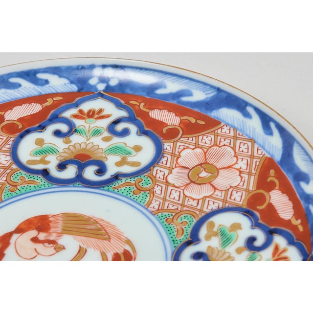 Pair Small Imari Plates For Sale - Image 4 of 5