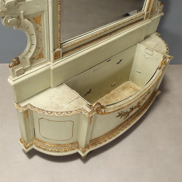 Late 19th Century Neo-Classical Gilded Mirror, Italy For Sale - Image 9 of 11