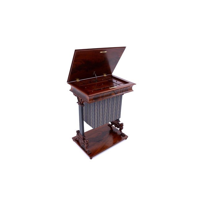 An exclusive Biedermeier-style table, Northern Europe, c. 1850. An exceptional mid-19th-century table embodying the...