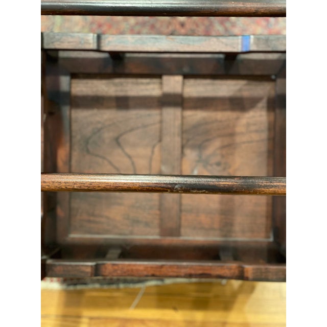 Vintage Asian Chinoiserie Yoke Back Chair For Sale - Image 11 of 12