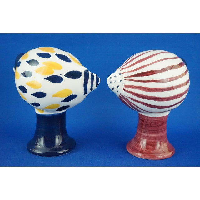 Art Deco Ceramic Pelicans or Toucans, 20th Century, Set of 2 For Sale - Image 6 of 18