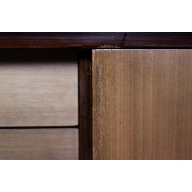 Mid-Century Danish Modern Wood Sideboard with Drawers, 1970s For Sale - Image 15 of 18
