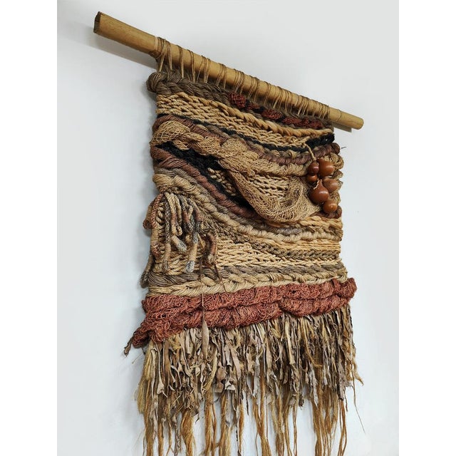 Unique find & one of a kind! This beautiful tapestry from the 1970s. Made up of different yarns/fabrics and textures that...