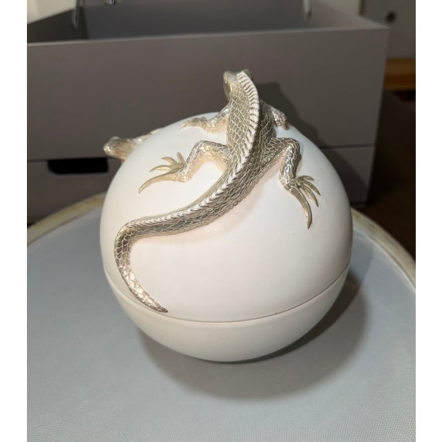 Emilia Castillo Porcelain and Silver 24 Piece Serving Service Mexico With Storage Box - 25 PCS For Sale - Image 14 of 14