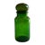 Belgian Cobalt Green Apothecary Jars, 1920s, Set of 3 For Sale - Image 3 of 10