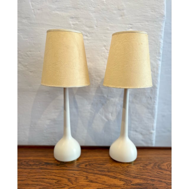Scandinavian Modern B44 Table Lamps in Wood by Hans-Agne Jakobssen for AB Markaryd, Sweden, 1960s, Set of 2 For Sale - Image 13 of 13