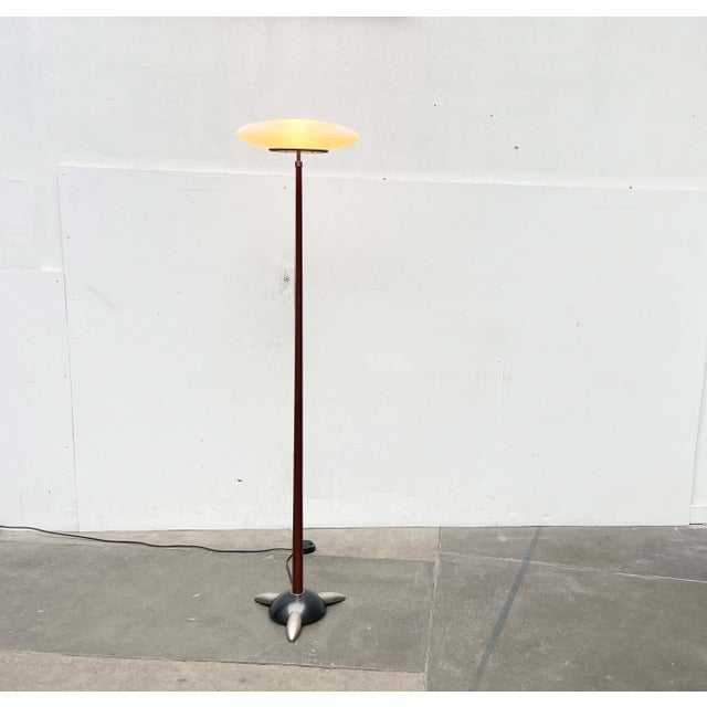 Postmodern Early Model Pao F Tripod Floor Lamp by Matteo Thun for Arteluce, Italy, 1990s For Sale - Image 16 of 18