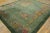 Art Deco 1920s Green Floral Bamboo Antique Chinese Art Deco Carpet 7' 10'' X 9' 7'' Knotted Wool Rug For Sale - Image 3 of 11