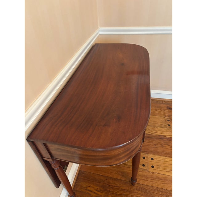 Wood Pair of Antique 19th Century Mahogany Banquet / Console Tables For Sale - Image 7 of 9