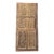 Vintage Hand-Carved Natural Wood Door – Rustic Hinged or Sliding Barn Door Panel 80x36 For Sale