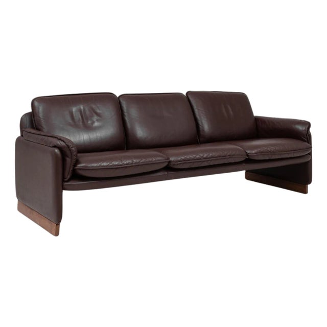1970s Swiss De Sede DS. 61 Leather Sofa For Sale