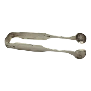 1830-33 Coin Silver Sugar Tongs by Robert Keyworth