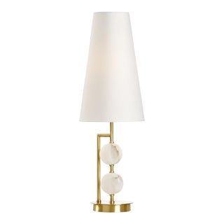 Wildwood Compton Alabaster Table Lamp For Sale