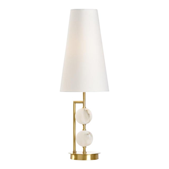 Wildwood Compton Alabaster Table Lamp For Sale