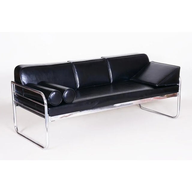 Made by Hynek Gottwald, a company credited with being the pioneers of metal furniture. This item features classic Bauhaus...