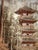 Metal Framed Japanese Embroidery Textile Panel Pagoda Scenery For Sale - Image 7 of 12