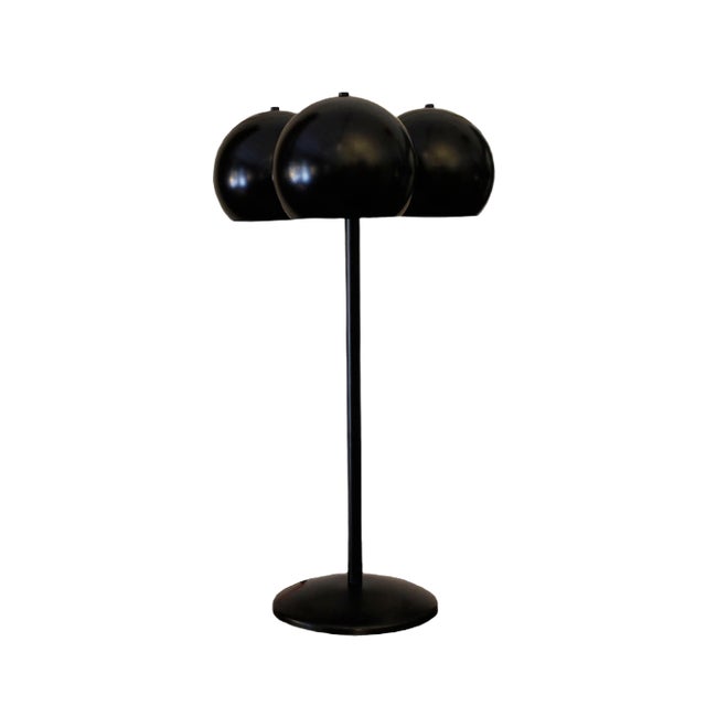 Bubble Shaped Black Table Lamp by Juanma Lizana For Sale