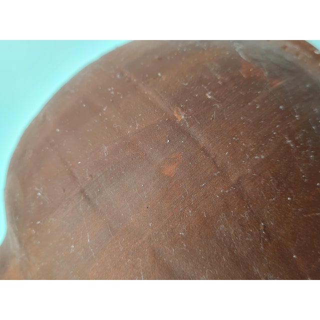 Antique Glazed Red Clay Vessel, Europe, 1880 For Sale - Image 10 of 11