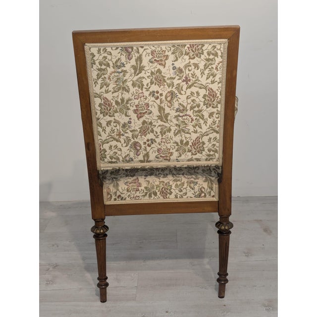 Antique Louis XVI Style Armchair, France For Sale - Image 3 of 18