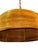 20th Century Italian Coiled Bamboo Dome Pendant Chandeliers - Pair For Sale - Image 4 of 5
