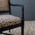 Leopard Upholstered Black Faux Bamboo Directoire Style Armchairs For Sale - Image 15 of 18
