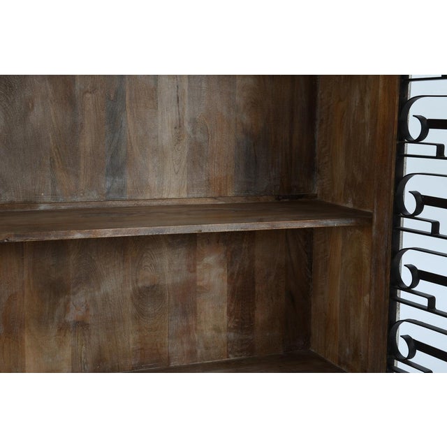 Deco Iron Door Wood Cabinet For Sale In Los Angeles - Image 6 of 6